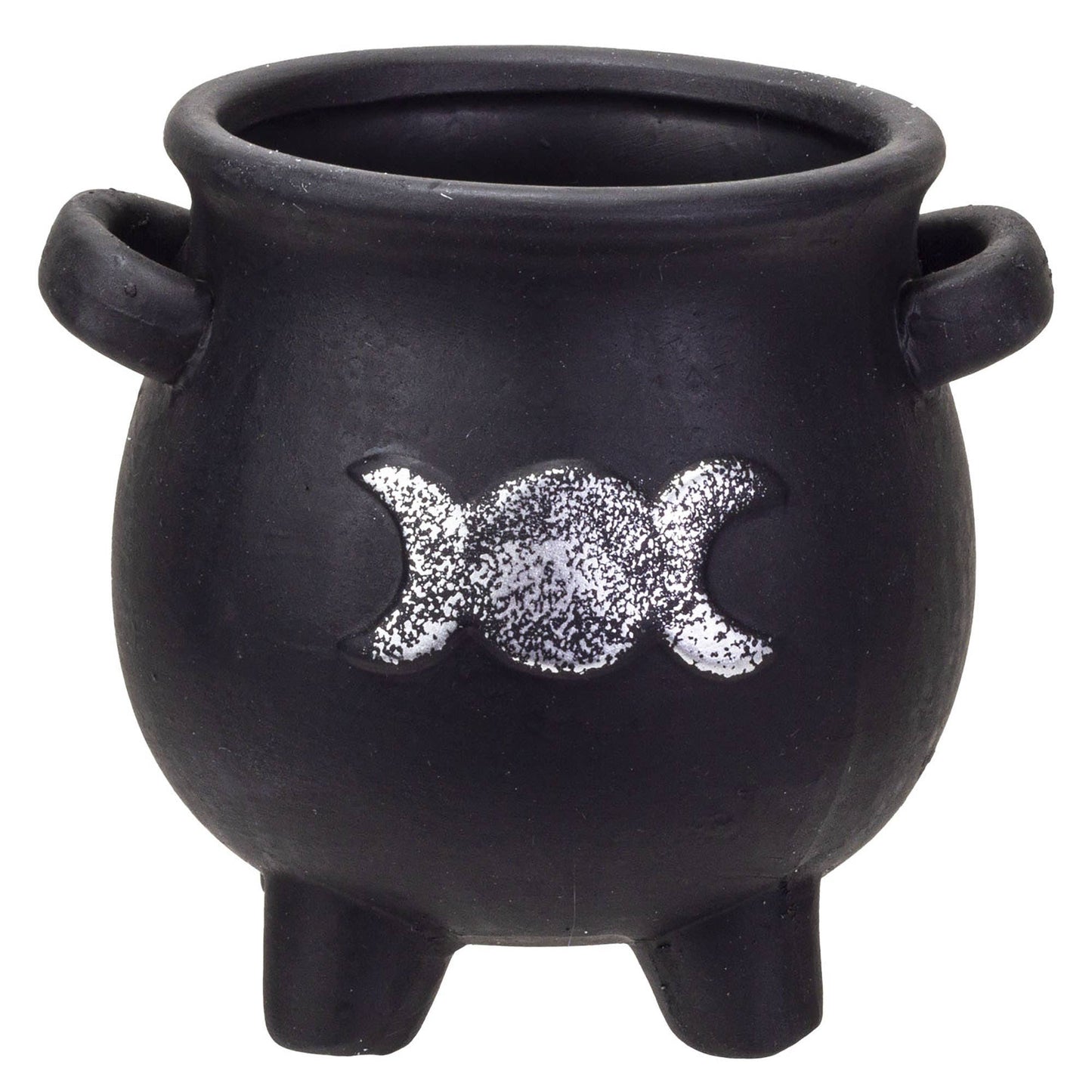 14197 Triple Moon Cauldron Planter Pot C/12