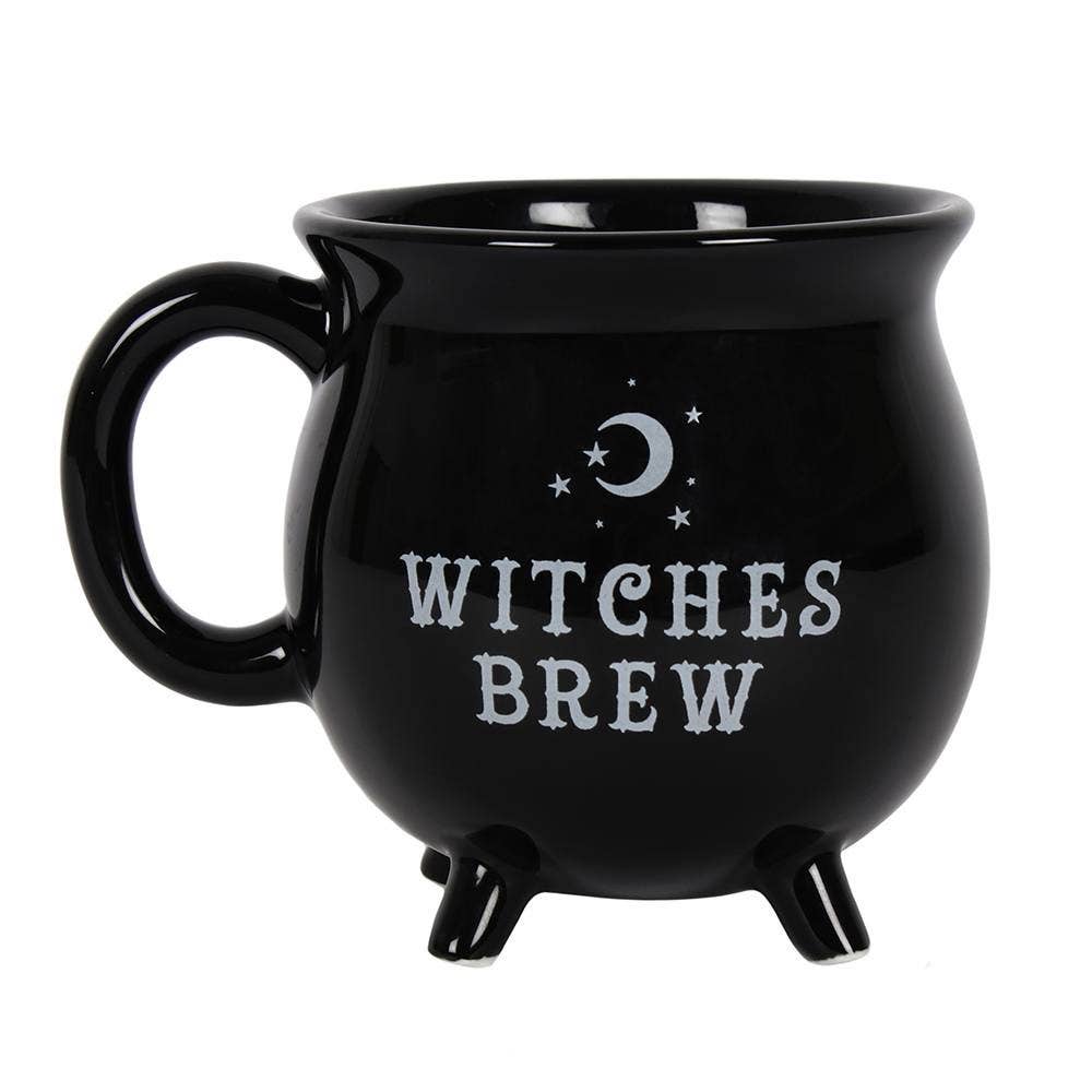 Witches Brew Gothic Halloween Cauldron Mug