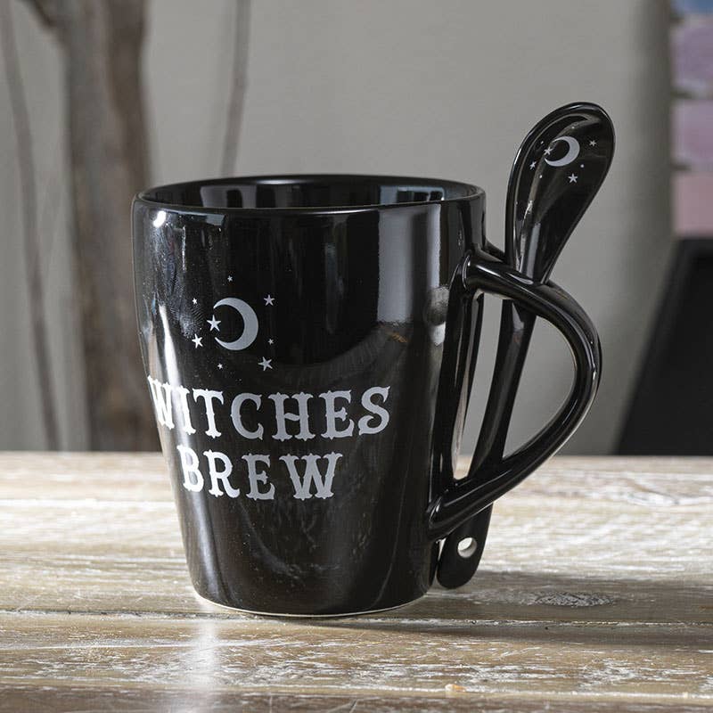 14997 Witches Brew Mug and Spoon Set
